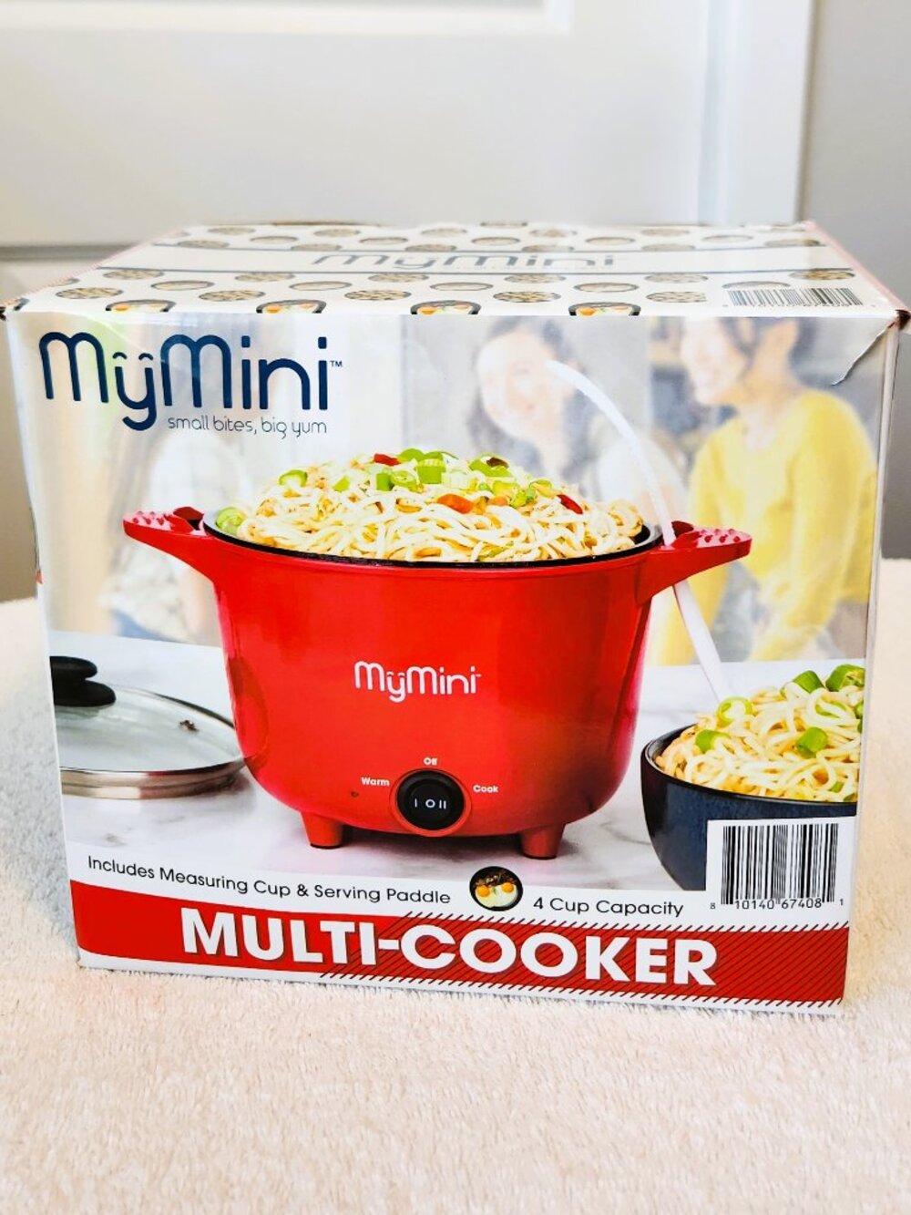 MyMini 4 Cup Multi-Cooker Red Rice Noodles Soup 32oz 1 Qt NEW Sealed